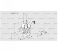 VCG2E40R/40R05NGKWR/2--2/MMPP (88107748) Клапан с регулятором соотношения Kromschroder