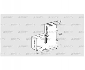 BCM 400S0B1/1-0 BCU400N (74960690) Шина Kromschroder