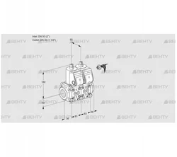 VCS3E50R/40R05NNWR/PPPP/PPPP (88103866) Сдвоенный газовый клапан Kromschroder