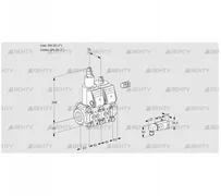 VCS1E25R/25R05LNWR/-2PP/MMMM (88105750) Сдвоенный газовый клапан Kromschroder