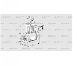 VCS780F05NLWSRB/PPPP/PPPP (88205157) Сдвоенный газовый клапан Kromschroder