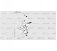 VAG120/15R/NWBE (88027998) Газовый клапан с регулятором соотношения Kromschroder