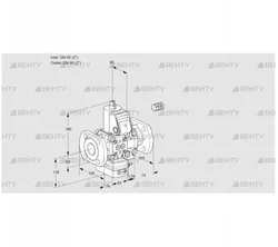 VAD3E50F/50F05D-25VWR/PP/PP (88106253) Газовый клапан с регулятором давления Kromschroder