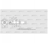 BIC 65RB-350/385-(37)E (84099120) Газовая горелка Kromschroder