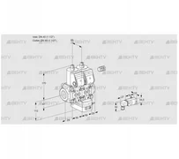 VCG2E40R/40R05NGEWR/4-PP/2-PP (88104829) Клапан с регулятором соотношения Kromschroder