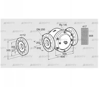 GFK 250F10-3 (81950010) Газовый фильтр Kromschroder