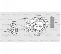 GFK 250F10-3 (81950010) Газовый фильтр Kromschroder