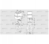 IDR200Z03D350AS/50-60W30TR10 (88303730) Дроссельная заслонка Kromschroder