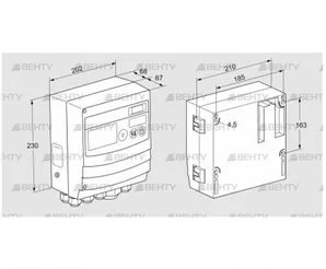 BCU465W2P2C1D1300K1E1-/LM400WF3O0E1- (88680113) Блок управления горением Kromschroder