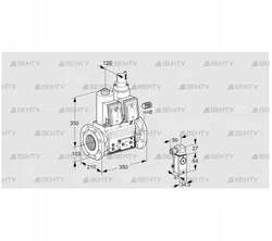 VCS8100F05NLWR3E/P3PP/PPEP (88206693) Сдвоенный газовый клапан Kromschroder