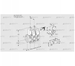 VCS1E20R/15R05NNWR/-3PP/PPZY (88105005) Сдвоенный газовый клапан Kromschroder