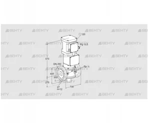 VK 250F05T5HA6L3S (85312153) Газовый клапан с приводом Kromschroder