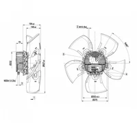 Осевой вентилятор ebmpapst A3G630AH2309