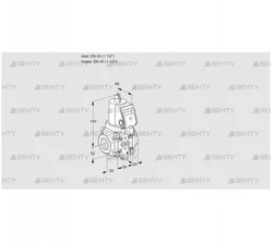 VAN2T40N/NKGR (88015693) Сбросной газовый клапан Kromschroder