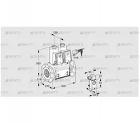 VCS9125F05NNARB/PPP4/4-4- (88204089) Сдвоенный газовый клапан Kromschroder