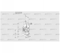 VAV1-/20R/NWAK (88015358) Газовый клапан с регулятором соотношения Kromschroder