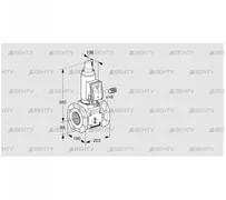 VAS780F05LWGR3B/PP/MM (88207012) Газовый клапан Kromschroder