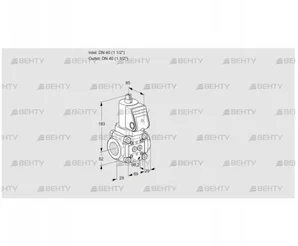 VAN2T40N/NK (88018494) Сбросной газовый клапан Kromschroder