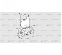 VCS8T100A05NLQSLE/PPPP/PPPP (88204319) Сдвоенный газовый клапан Kromschroder