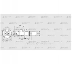 BIC 100LB-0/35-(123)H (84033812) Газовая горелка Kromschroder