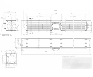 Тангенциальный вентилятор ebmpapst QL4/3030А3-2124L-435 dn