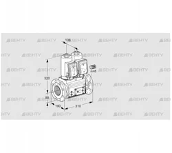 VCS780F05NNWGR3E/PPPP/PPEP (88204974) Сдвоенный газовый клапан Kromschroder