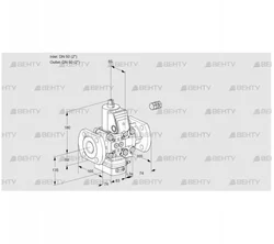 VAD3E50F/50F05D-100VWR/PP/PP (88106233) Газовый клапан с регулятором давления Kromschroder