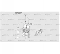 VAD1-/25R/NW-25A (88019365) Газовый клапан с регулятором давления Kromschroder