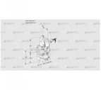 VAD350R/NW-100A (88008036) Газовый клапан с регулятором давления Kromschroder