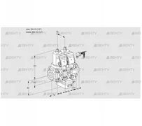 VCH1E15R/15R05NHEVWGR/PPPP/PPPP (88107861) Клапан с регулятором расхода Kromschroder