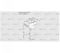 IBGF80/65Z05/20-60W3E (88303465) Дроссельная заслонка Kromschroder