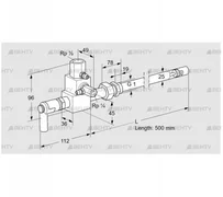 ZMI 25B500R (84234050) Пилотная горелка Kromschroder