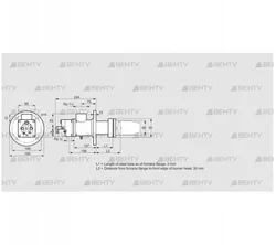 BIC 65RB-0/35-(37)E (84031011) Газовая горелка Kromschroder