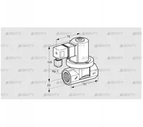 VGP 25R01W6 (85296300) Запорный газовый клапан Kromschroder