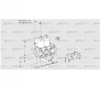 VCG2E40R/40R05NGNVWL/PPPP/3--2 (88100027) Клапан с регулятором соотношения Kromschroder