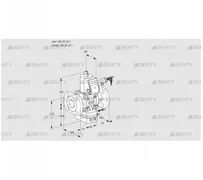 VAH350F/NWAE (88020866) Клапан с регулятором расхода Kromschroder