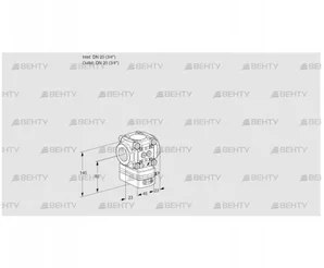 VRH1T20N05AA/PP/PP (88029125) Регулятор расхода Kromschroder