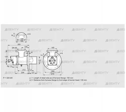 BIO 125RM-150/135-(14)E (84023026) Газовая горелка Kromschroder