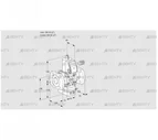 VAD350F/NW-100A (88008835) Газовый клапан с регулятором давления Kromschroder