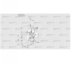 VAD350F/NW-100A (88008835) Газовый клапан с регулятором давления Kromschroder