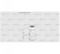 BVGF100Z05 (88300005) Дроссельная заслонка Kromschroder