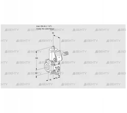 VAS340/-R/NW (88007945) Газовый клапан Kromschroder