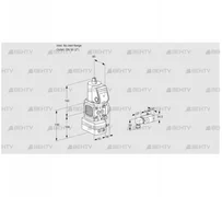 VAV3-/50R/NWAK (88011240) Газовый клапан с регулятором соотношения Kromschroder