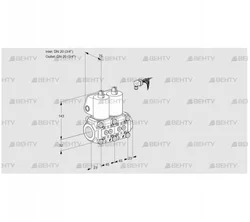 VCS1E20R/20R05NNWL/PPPP/PPPP (88100019) Сдвоенный газовый клапан Kromschroder