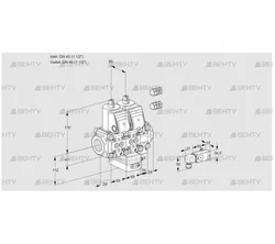 VCG2E40R/40R05NGEVWR3/-2PP/PPPP (88106597) Клапан с регулятором соотношения Kromschroder