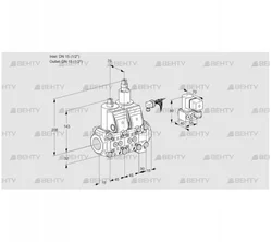 VCS1E15R/15R05NLVWR/PPPP/BYPP (88107725) Сдвоенный газовый клапан Kromschroder