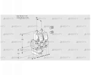 VCD2E32R/32R05D-25NWR3/PPPP/PPPP (88107294) Регулятор давления Kromschroder