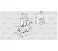 VCS8100F05NLWGR3E/PPPP/PPZ- (88206710) Сдвоенный газовый клапан Kromschroder