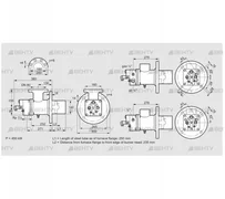 BIO 140KGL-250/235-(69E)E (84199229) Газовая горелка Kromschroder