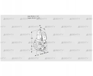 VAN2T40N/NQGR (88024860) Сбросной газовый клапан Kromschroder